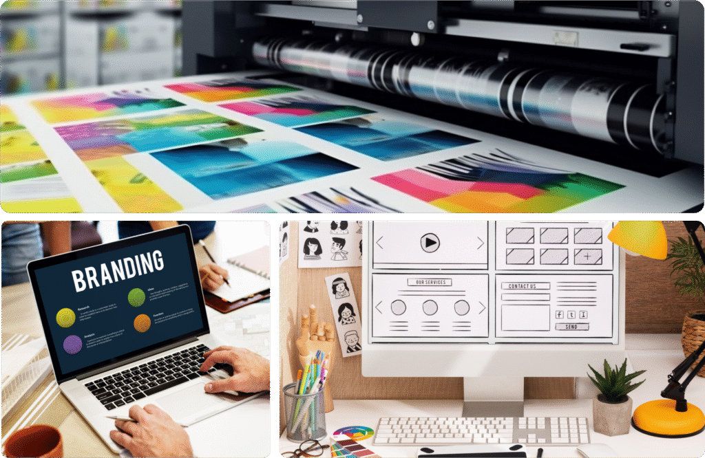 Impresión, branding y diseño web