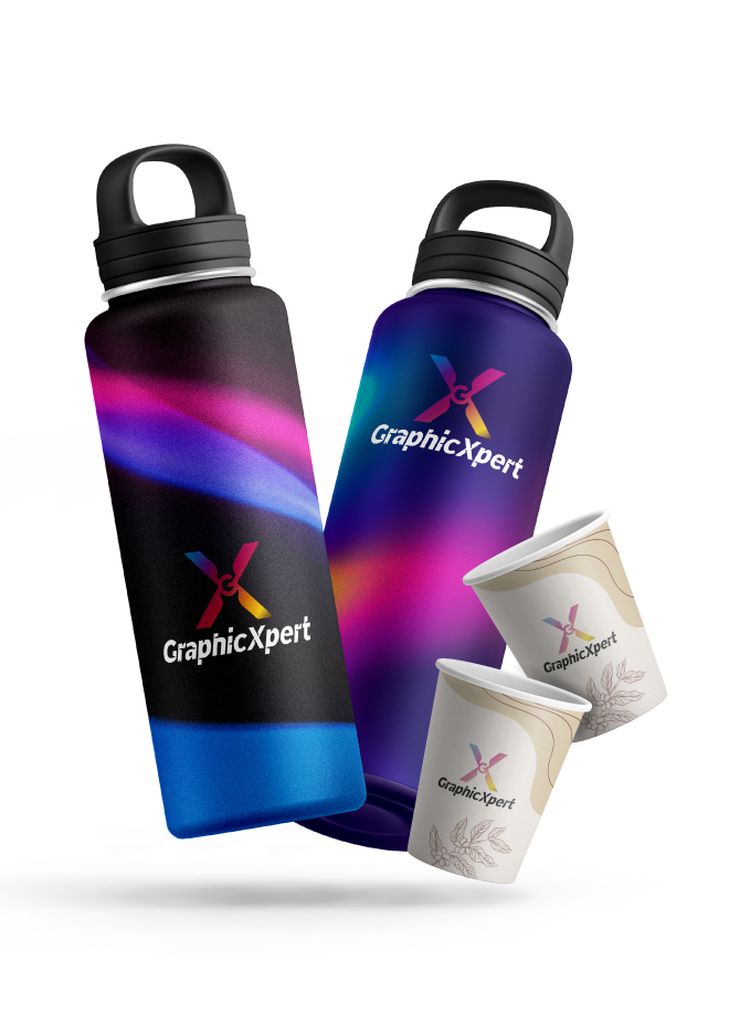 ejemplo de vasos y termos personalizados